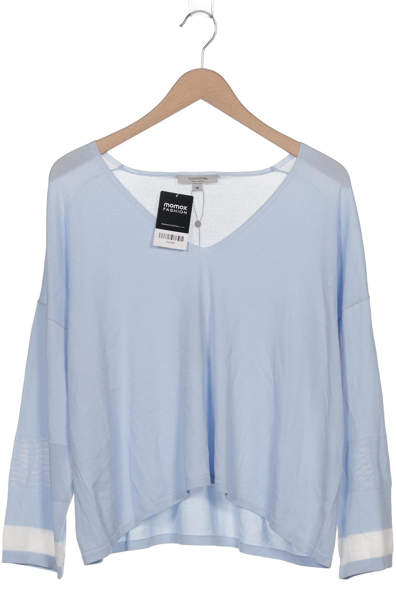 

Comma Damen Pullover, hellblau, Gr. 38