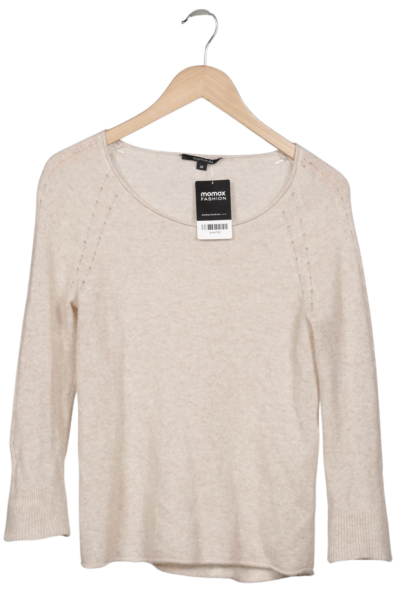 

Comma Damen Pullover, beige, Gr. 36