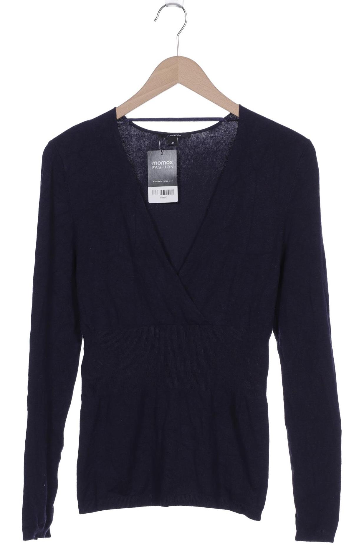 

Comma Damen Pullover, marineblau, Gr. 40