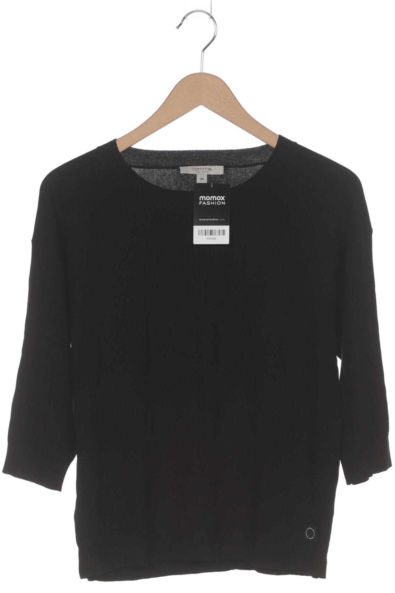 

Comma Damen Pullover, schwarz, Gr. 36