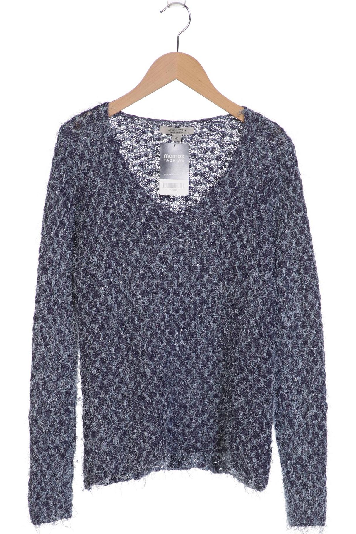 

Comma Damen Pullover, blau, Gr. 40