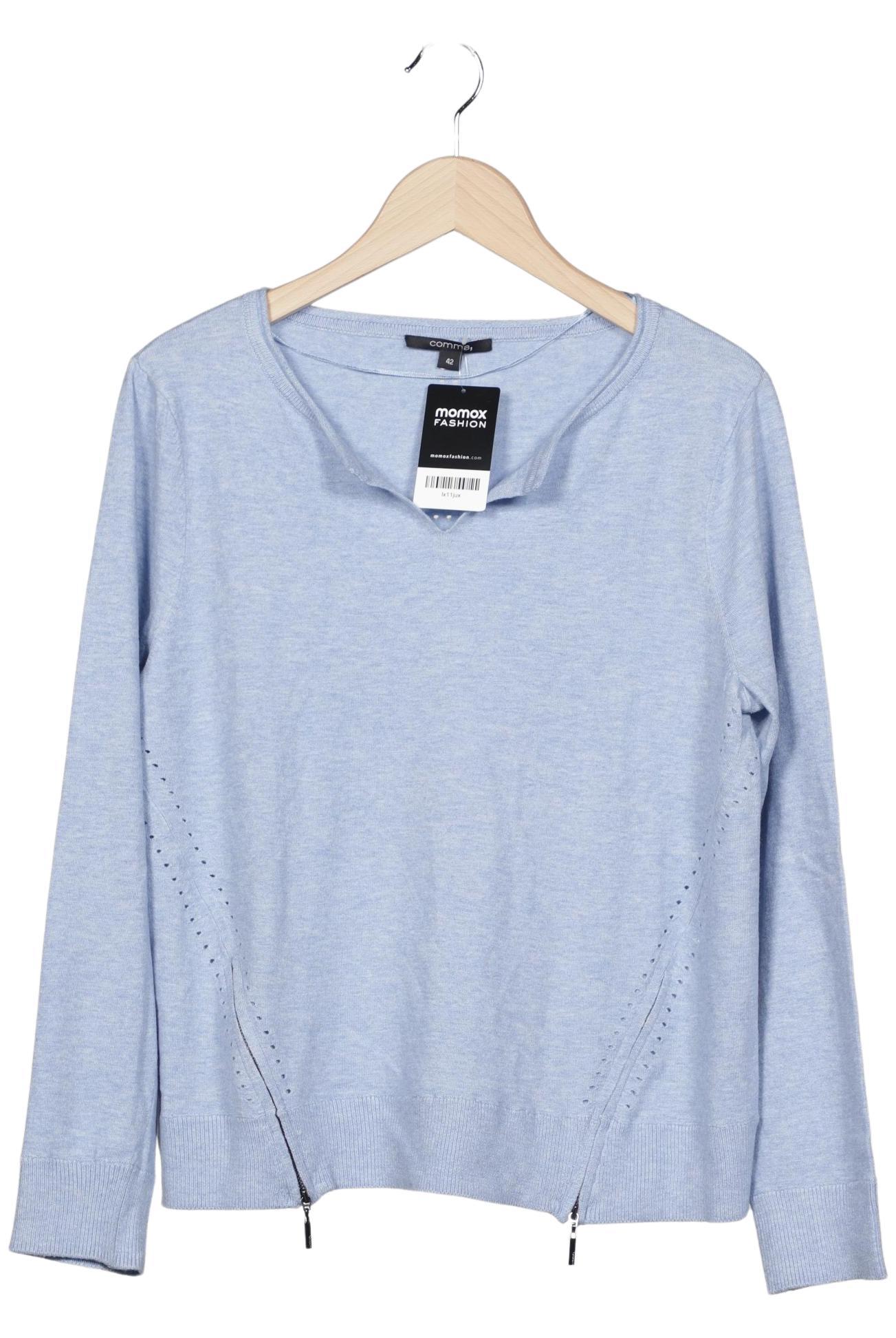 

Comma Damen Pullover, hellblau, Gr. 42