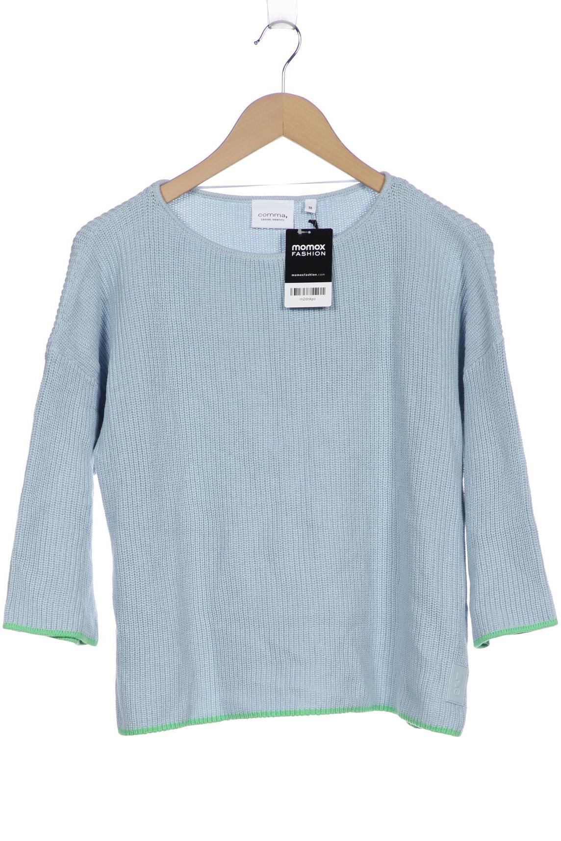 

Comma Damen Pullover, hellblau