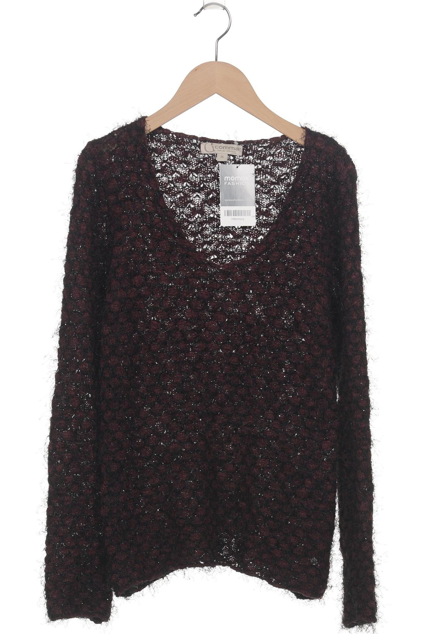 

Comma Damen Pullover, bordeaux, Gr. 36