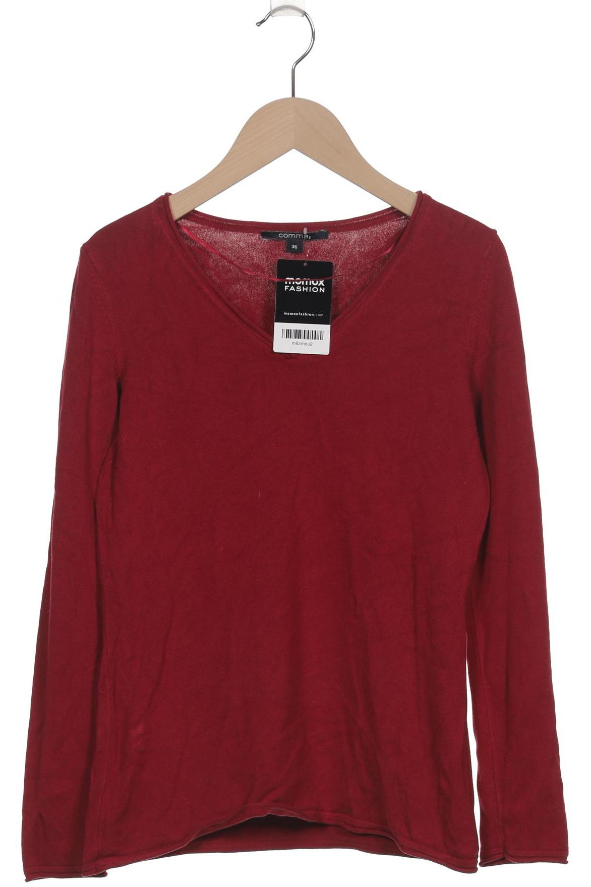 

Comma Damen Pullover, bordeaux, Gr. 36