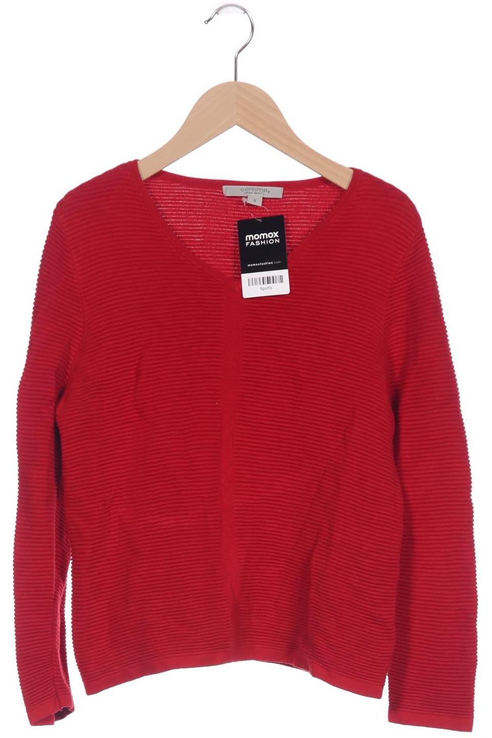 

Comma Damen Pullover, rot, Gr. 36