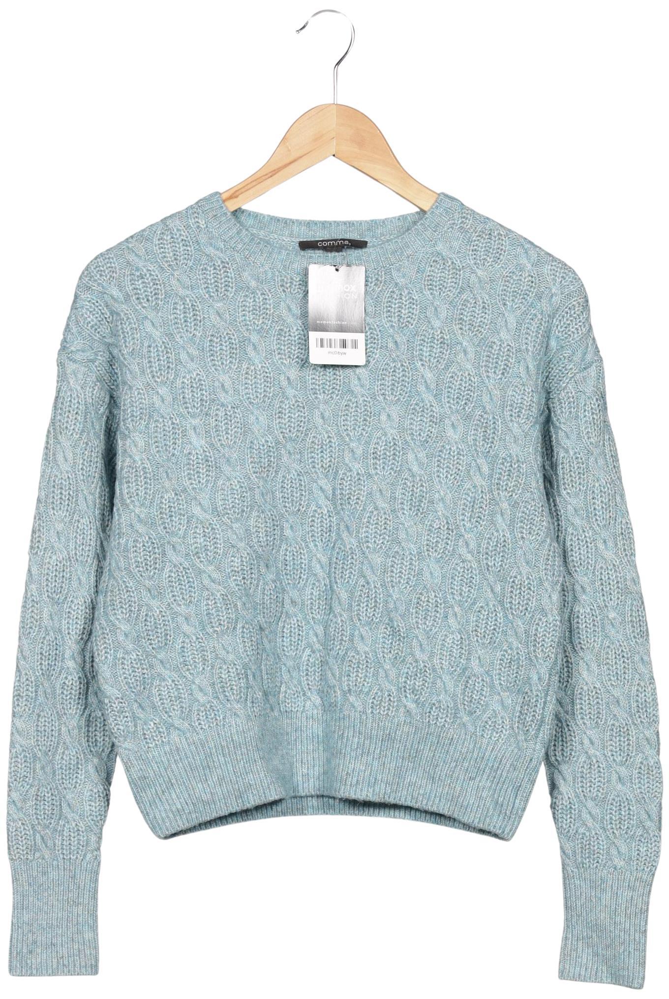 

Comma Damen Pullover, hellblau, Gr. 34
