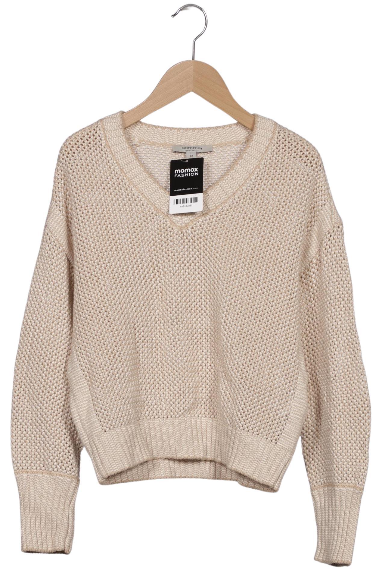 

Comma Damen Pullover, beige, Gr. 32