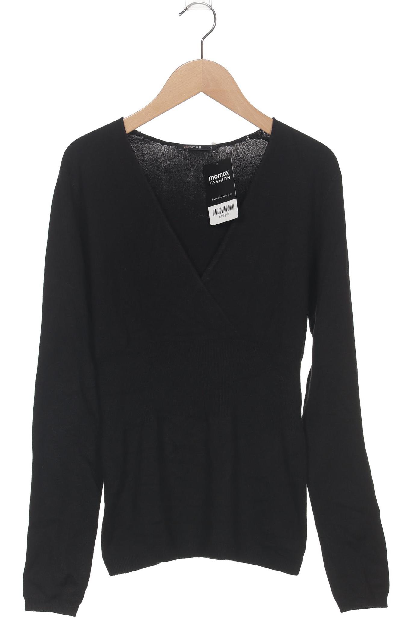 

Comma Damen Pullover, schwarz, Gr. 36