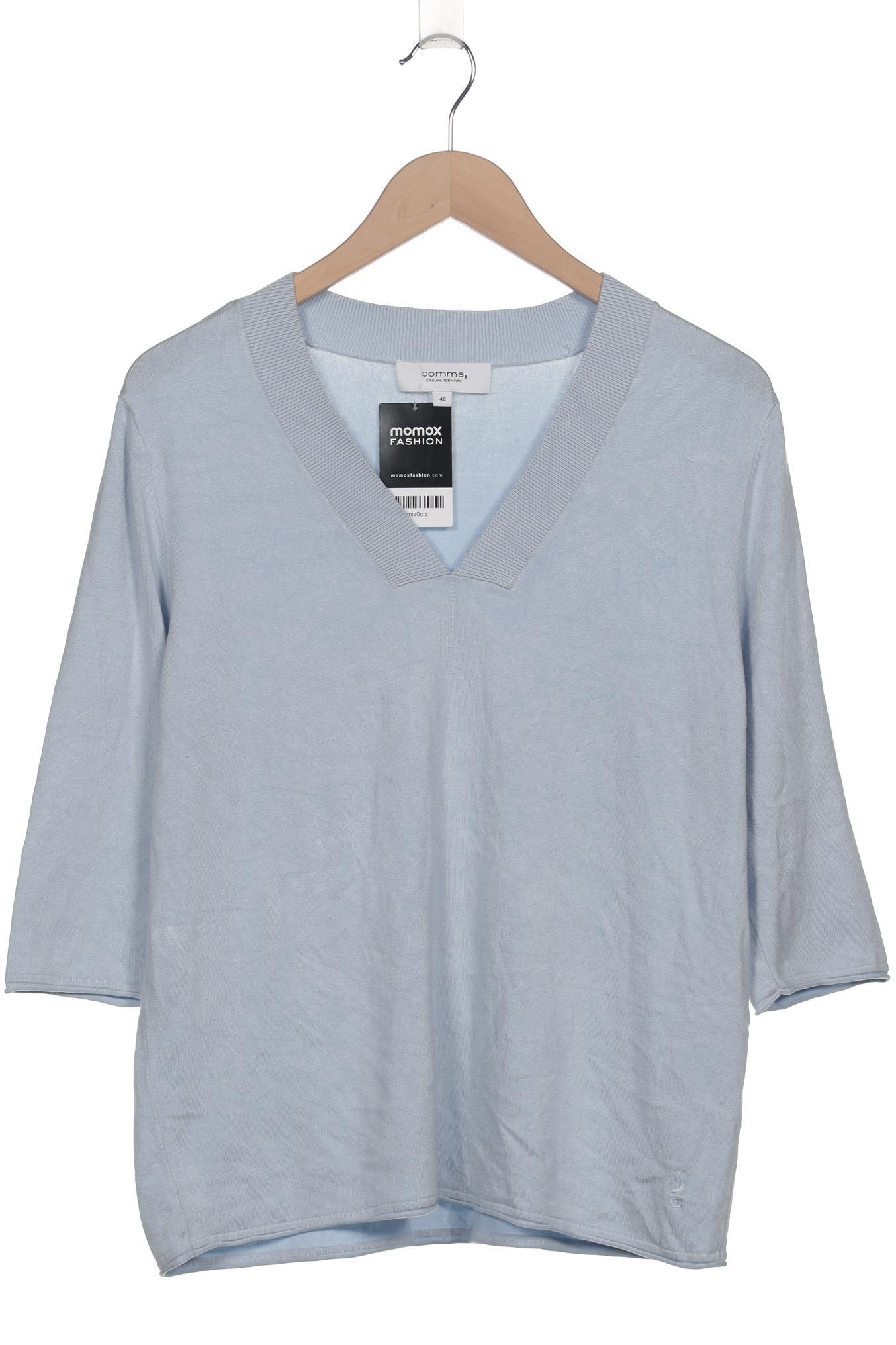 

Comma Damen Pullover, hellblau, Gr. 40