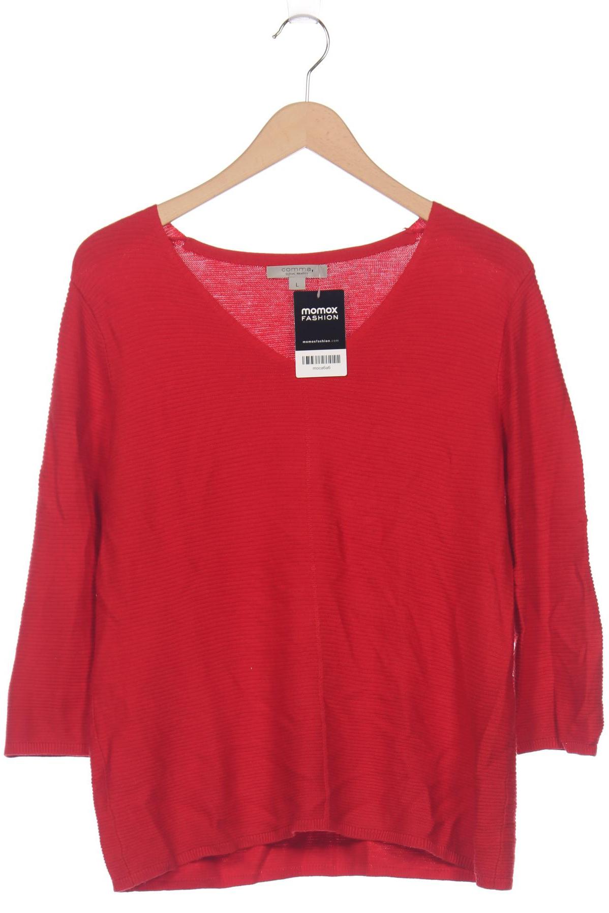 

Comma Damen Pullover, rot, Gr. 42