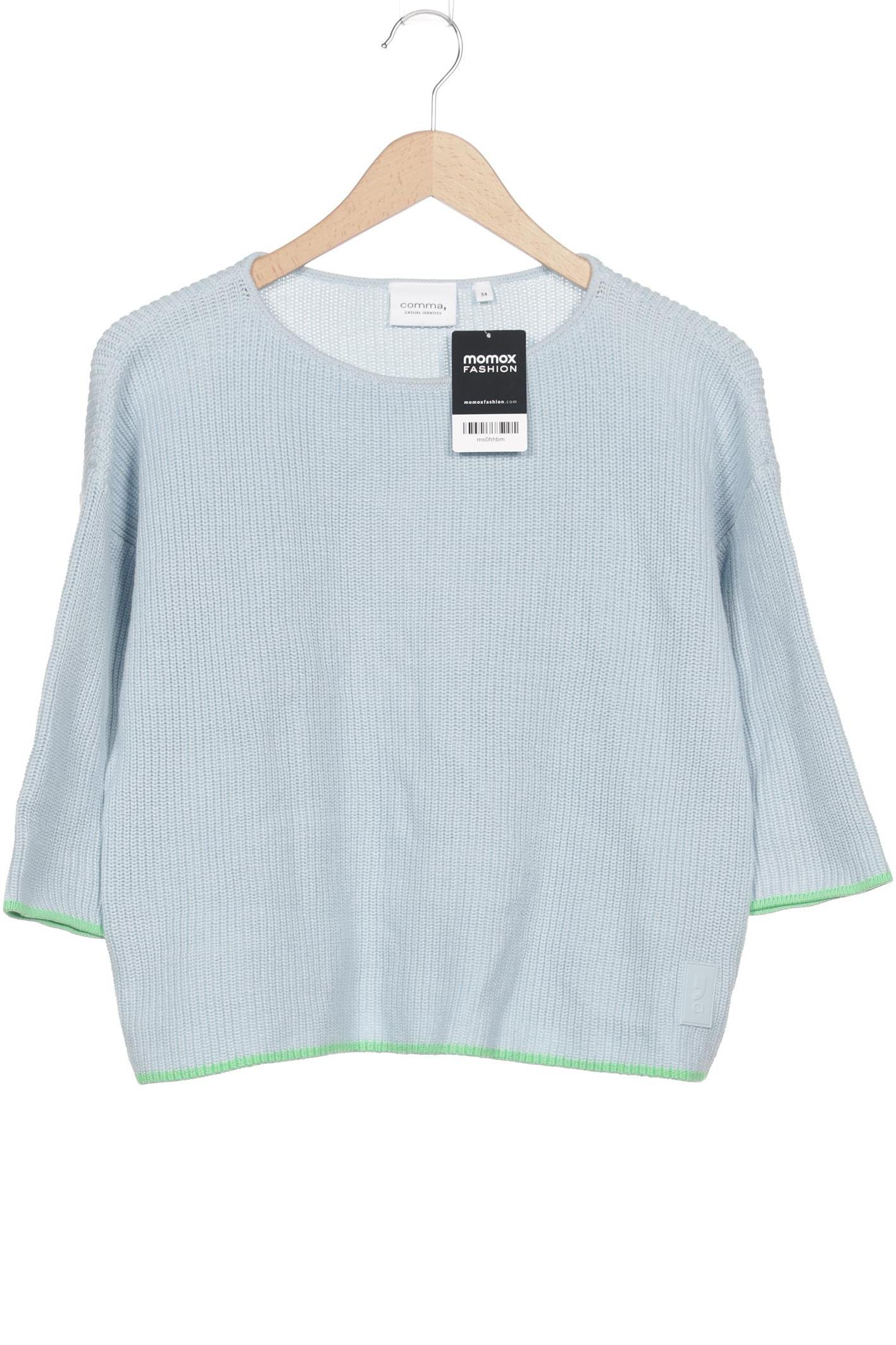 

Comma Damen Pullover, hellblau, Gr. 34