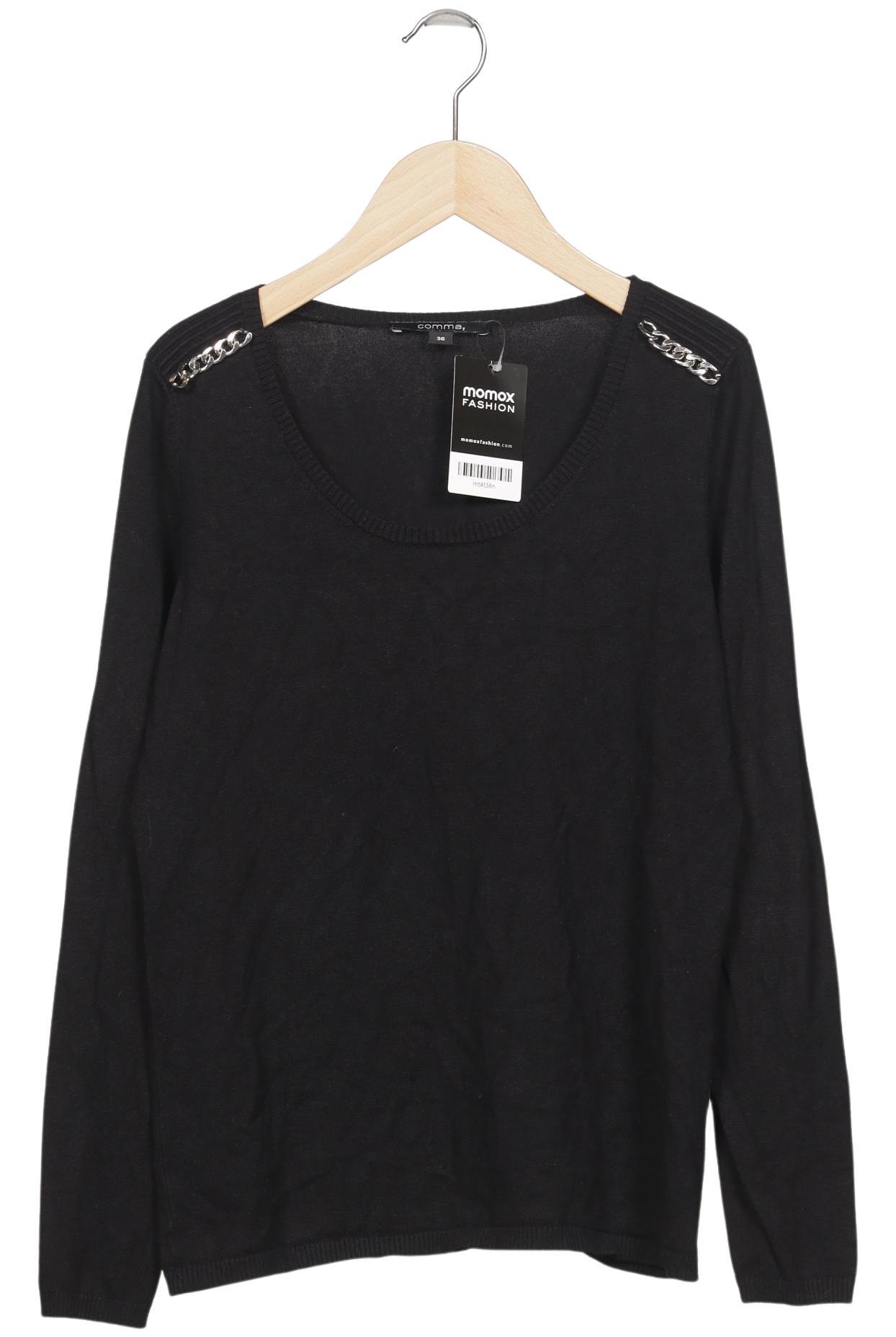 

Comma Damen Pullover, schwarz, Gr. 36