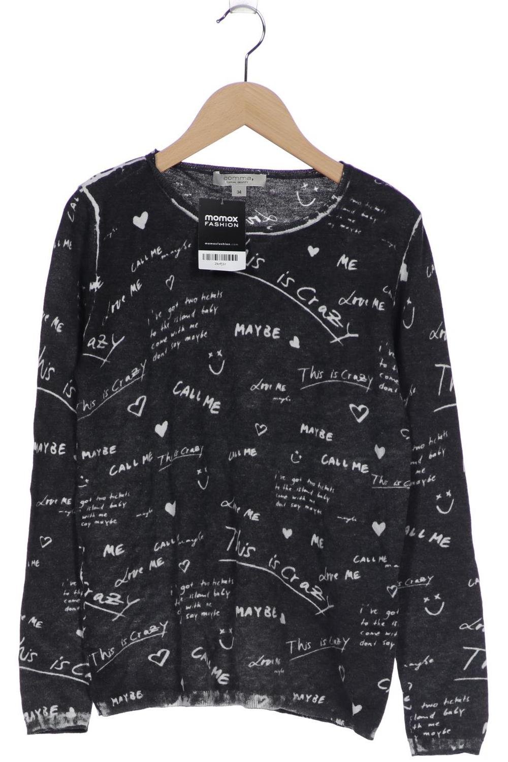

Comma Damen Pullover, grau, Gr. 34