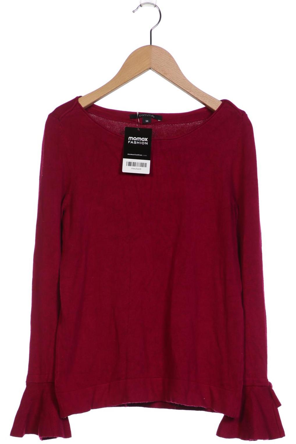 

Comma Damen Pullover, bordeaux, Gr. 34