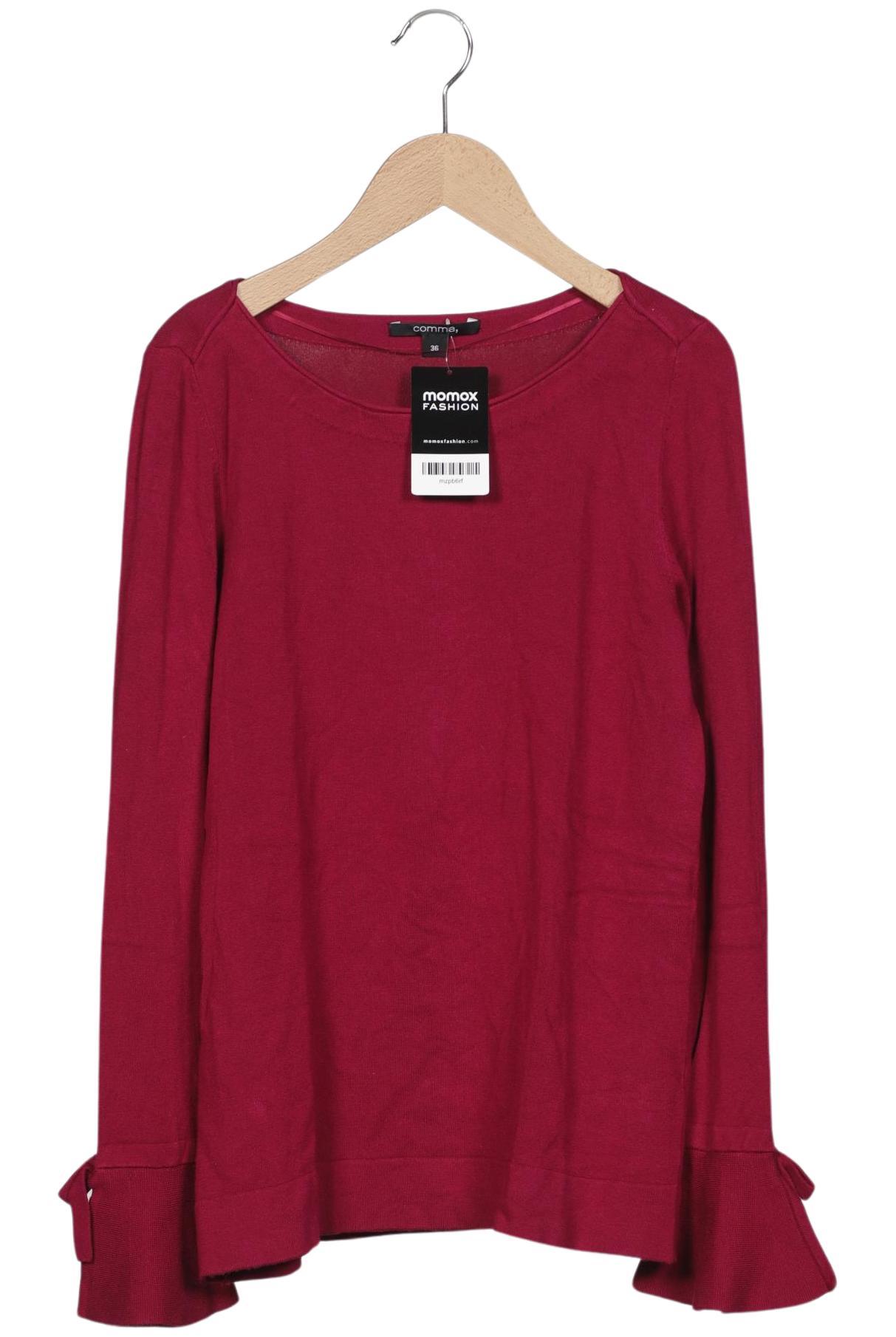 

Comma Damen Pullover, bordeaux, Gr. 36