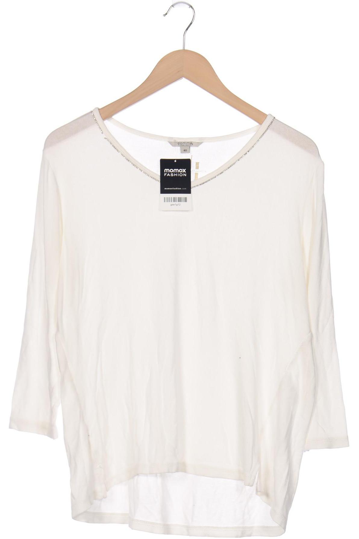 

Comma Damen Pullover, weiß, Gr. 40
