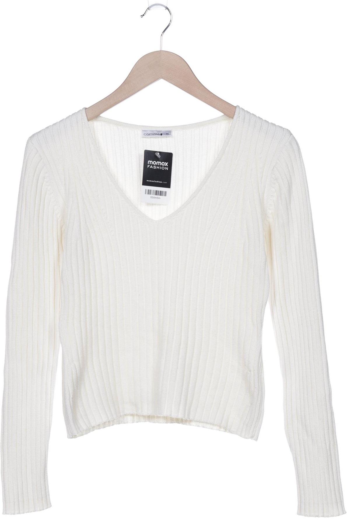 

Comma Damen Pullover, weiß, Gr. 36