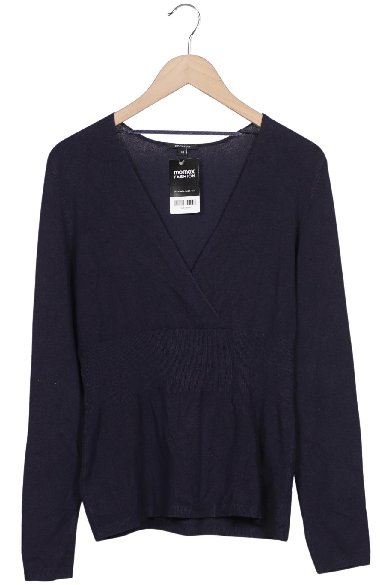 

Comma Damen Pullover, marineblau, Gr. 44