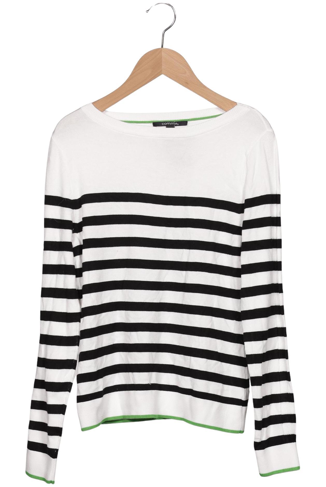 

Comma Damen Pullover, weiß, Gr. 34
