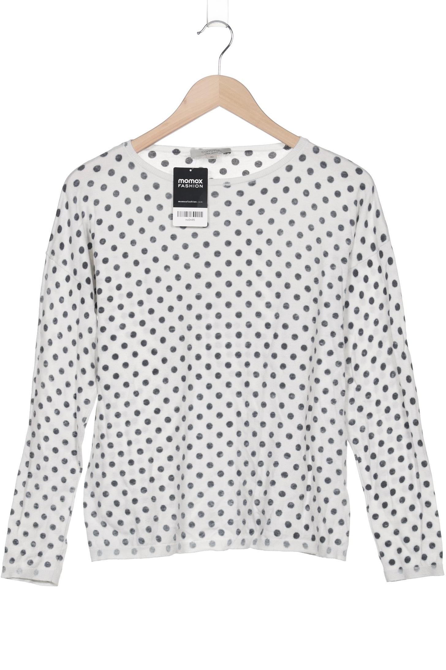 

Comma Damen Pullover, weiß, Gr. 42