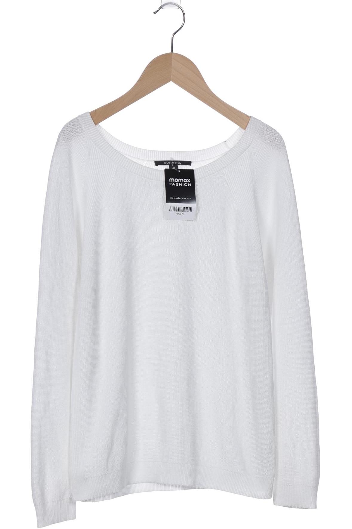 

Comma Damen Pullover, weiß, Gr. 40