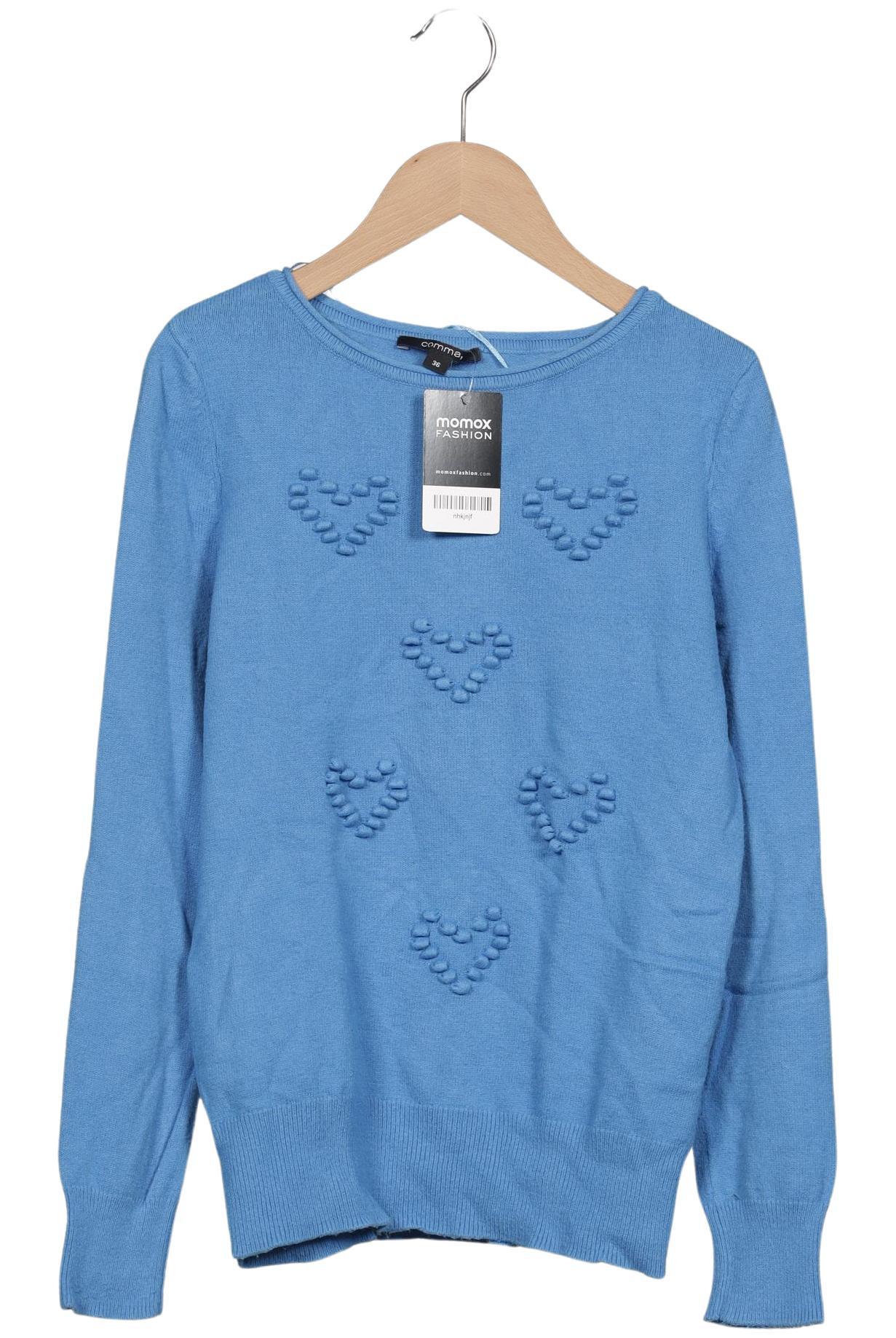 

Comma Damen Pullover, hellblau, Gr. 36