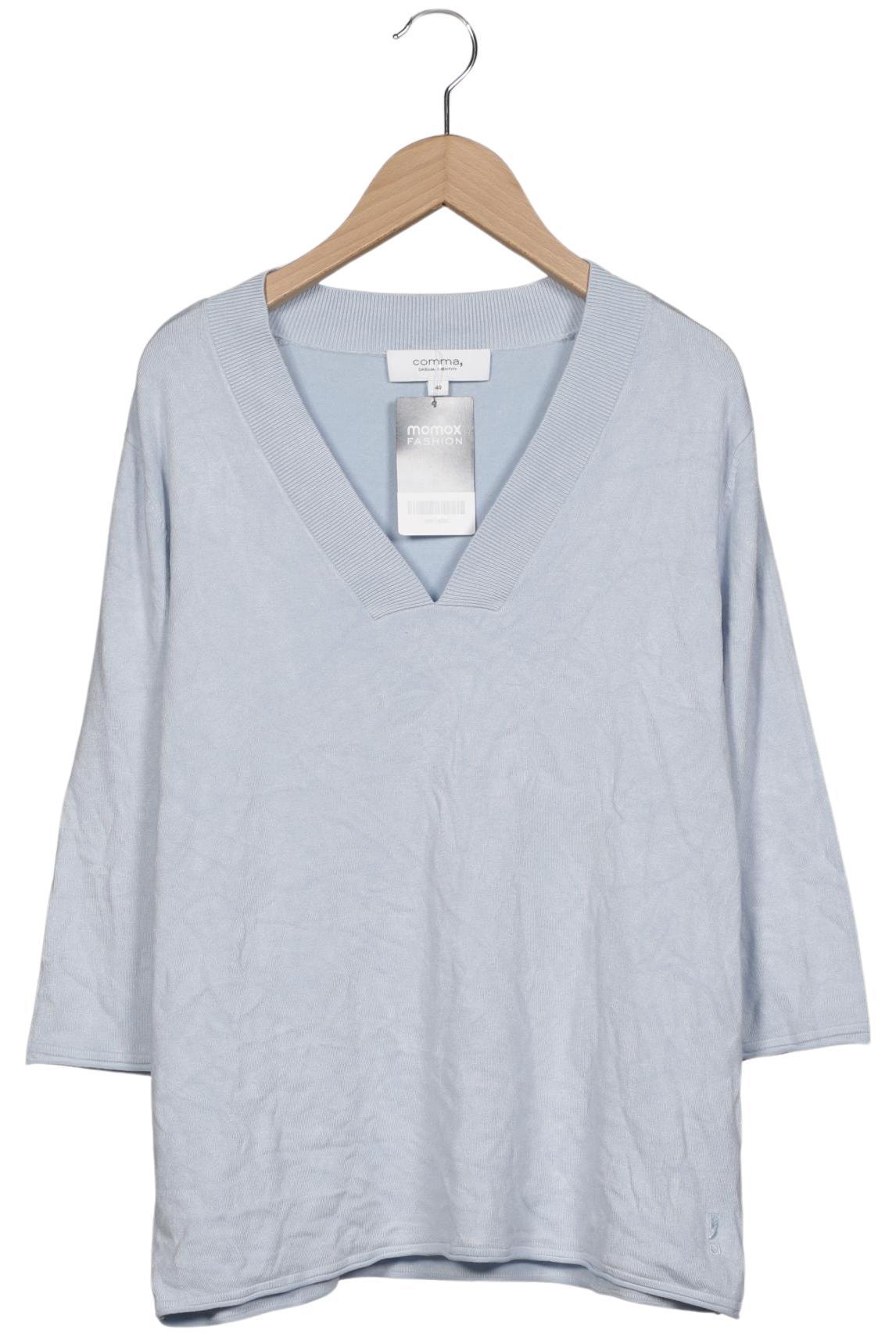 

Comma Damen Pullover, hellblau, Gr. 40