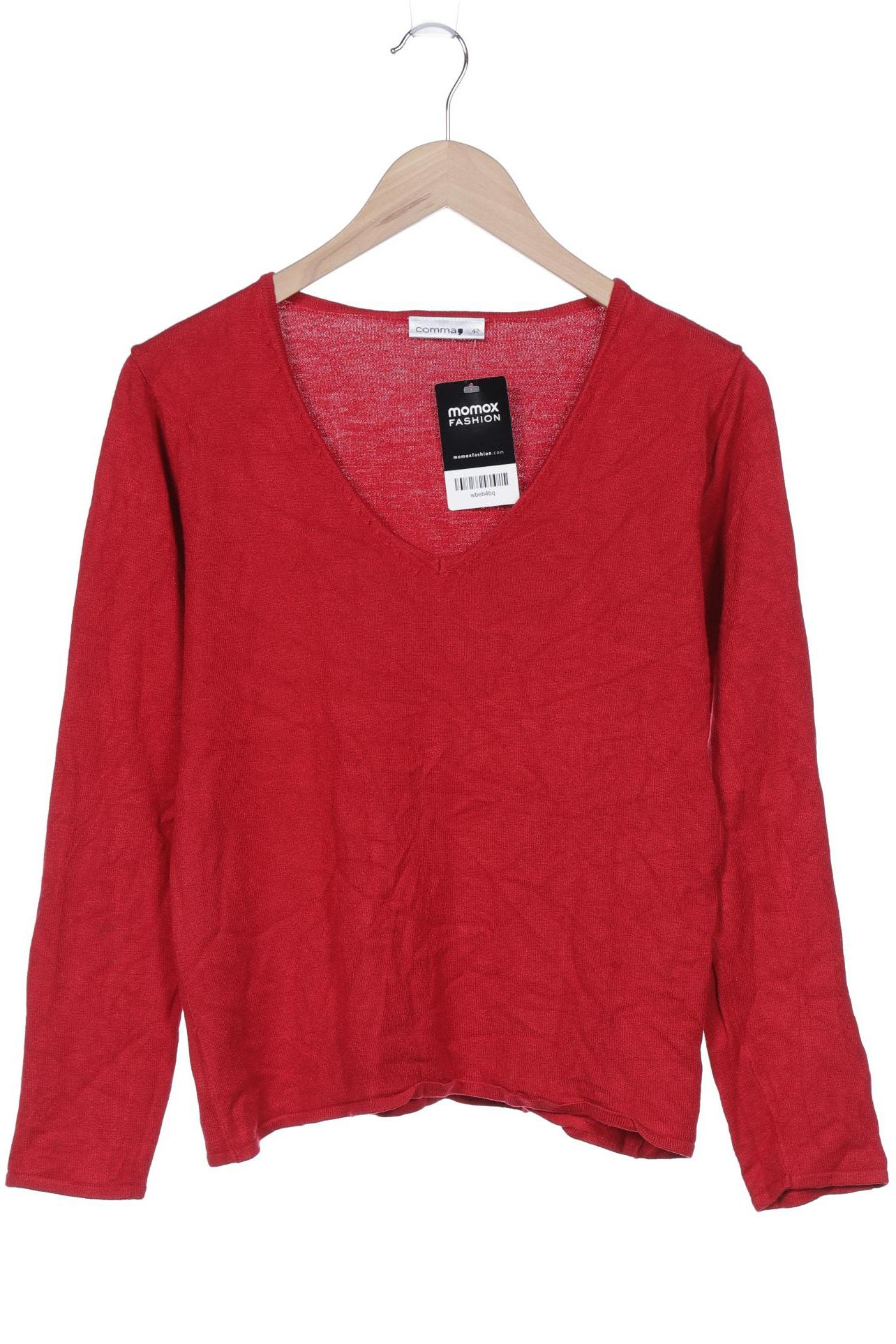 

Comma Damen Pullover, rot, Gr. 42