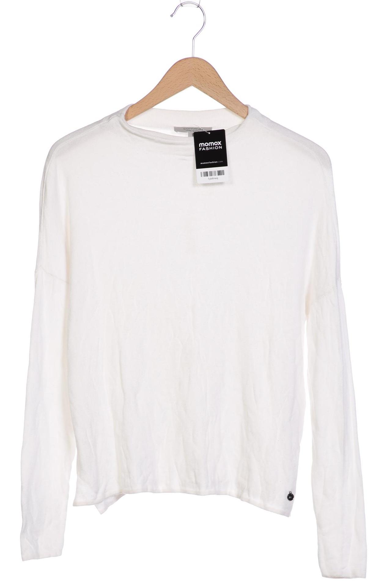 

Comma Damen Pullover, weiß, Gr. 36