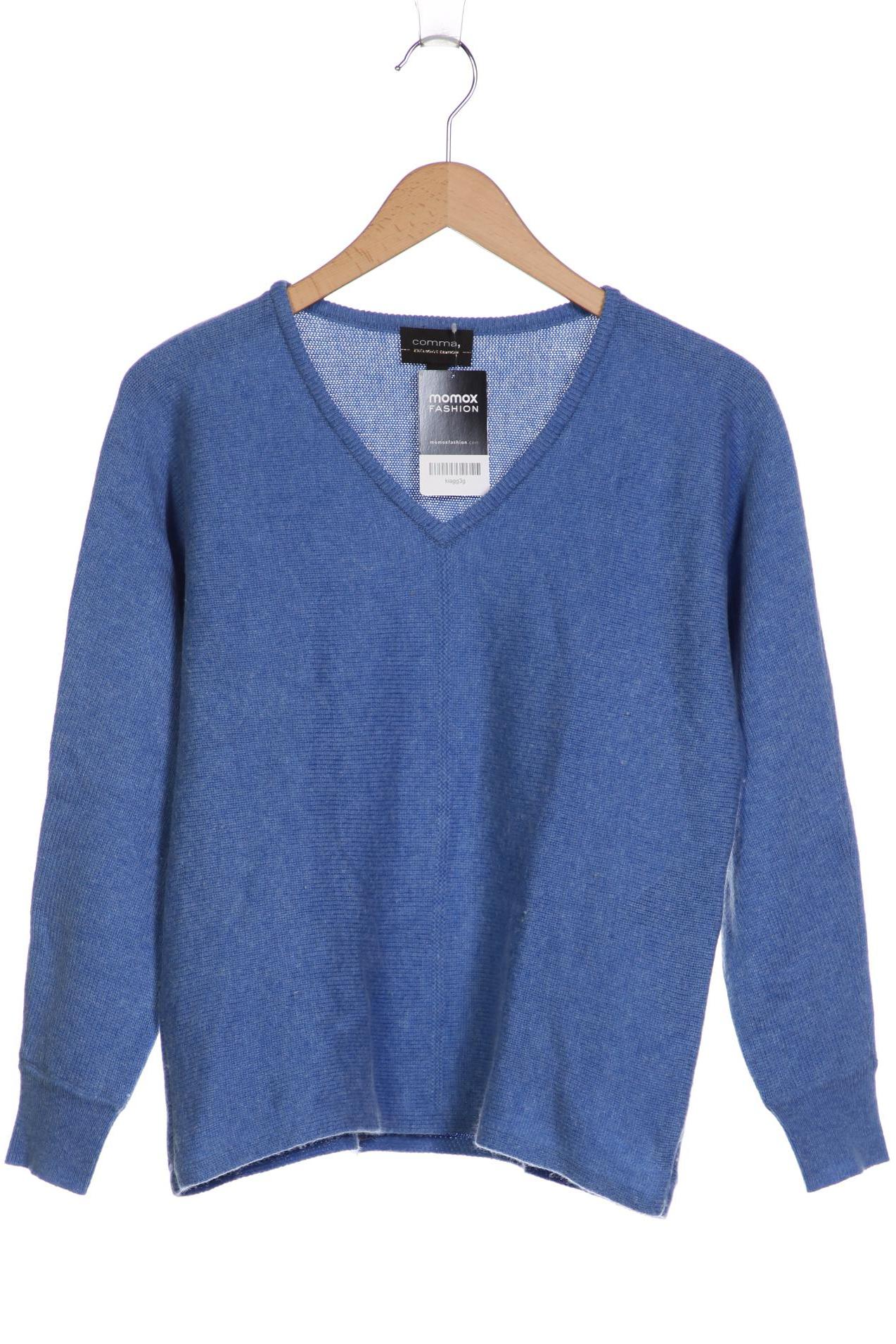 

Comma Damen Pullover, blau, Gr. 36