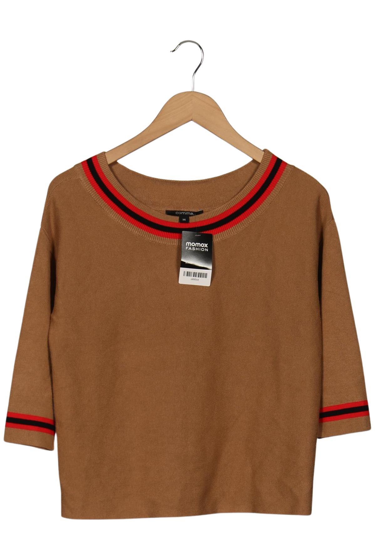 

Comma Damen Pullover, braun, Gr. 34