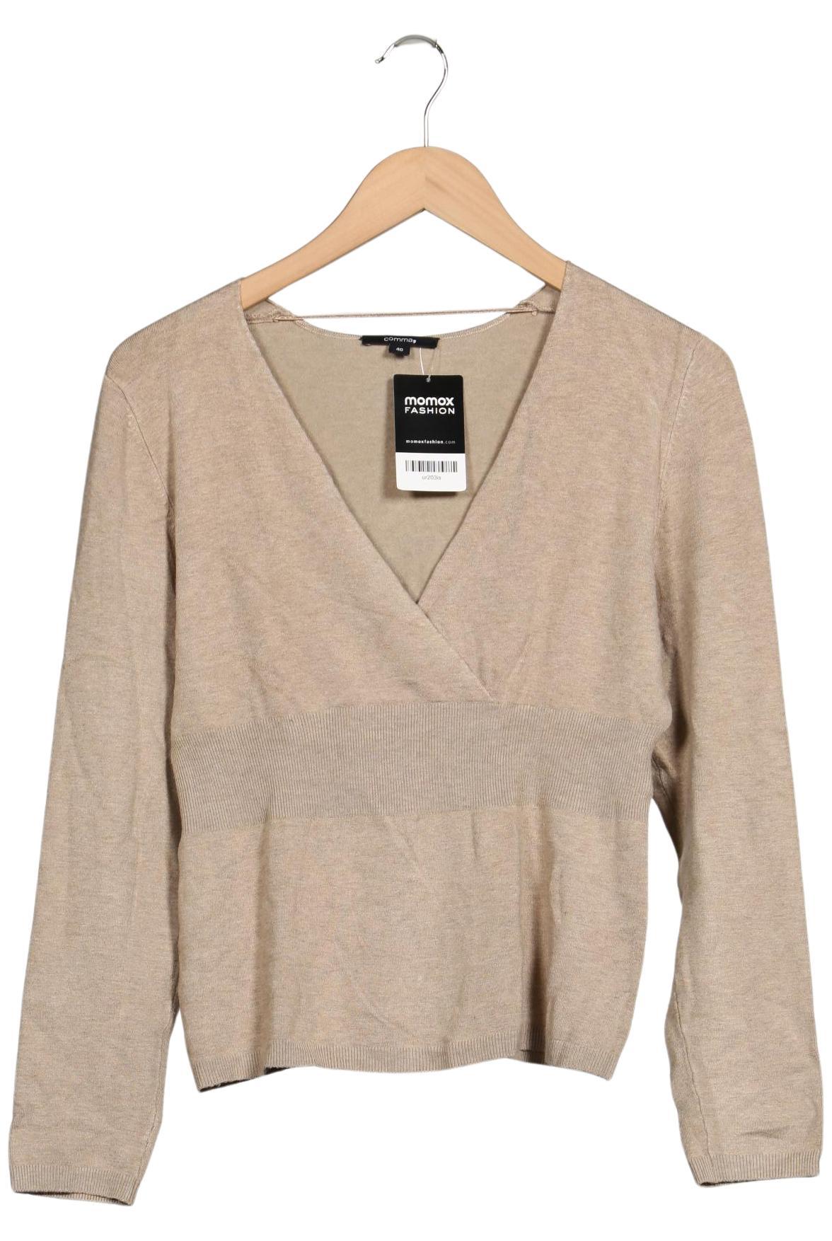 

Comma Damen Pullover, beige, Gr. 40