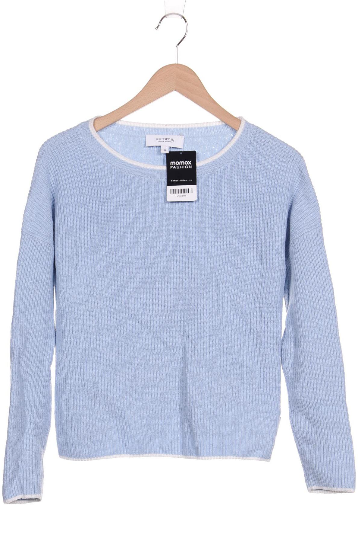 

Comma Damen Pullover, hellblau