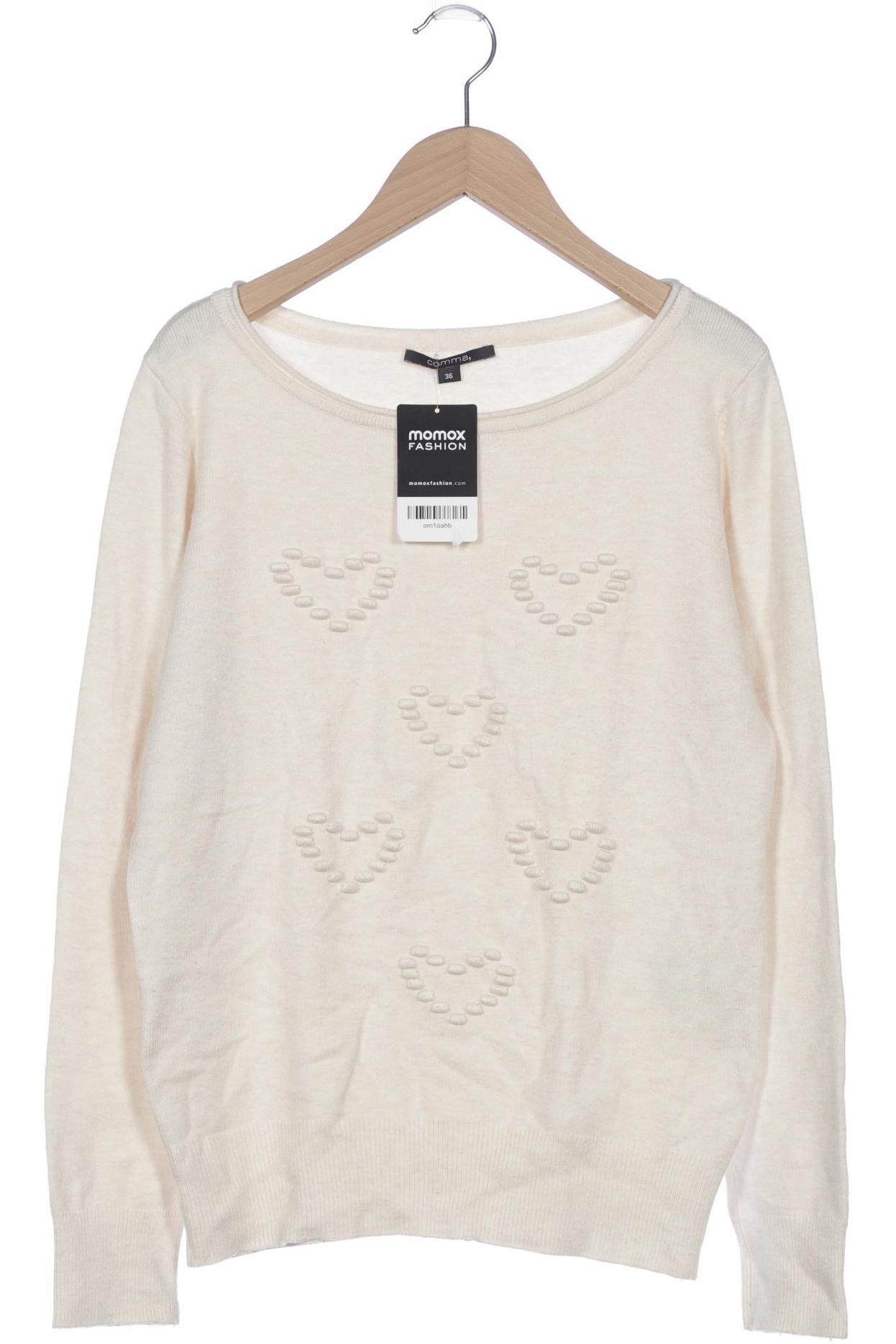 

Comma Damen Pullover, cremeweiß, Gr. 36