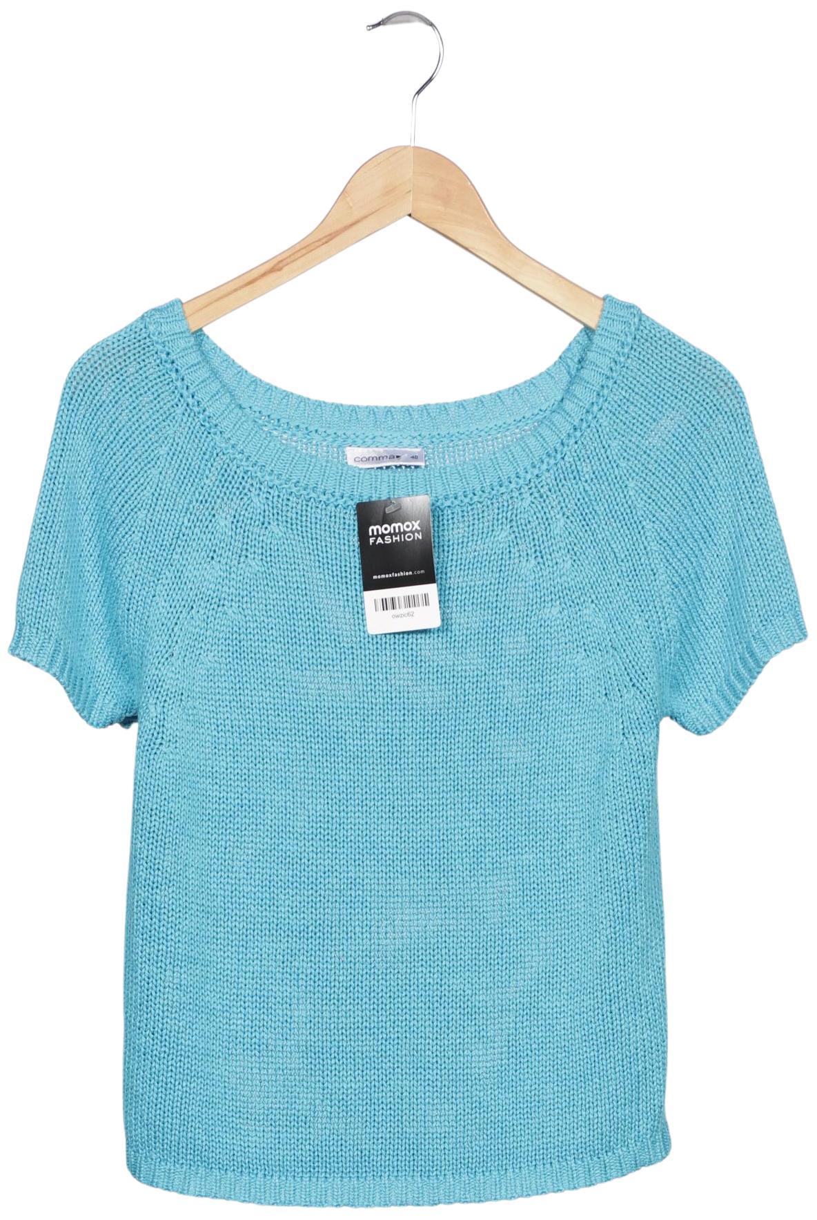 

Comma Damen Pullover, hellblau, Gr. 40