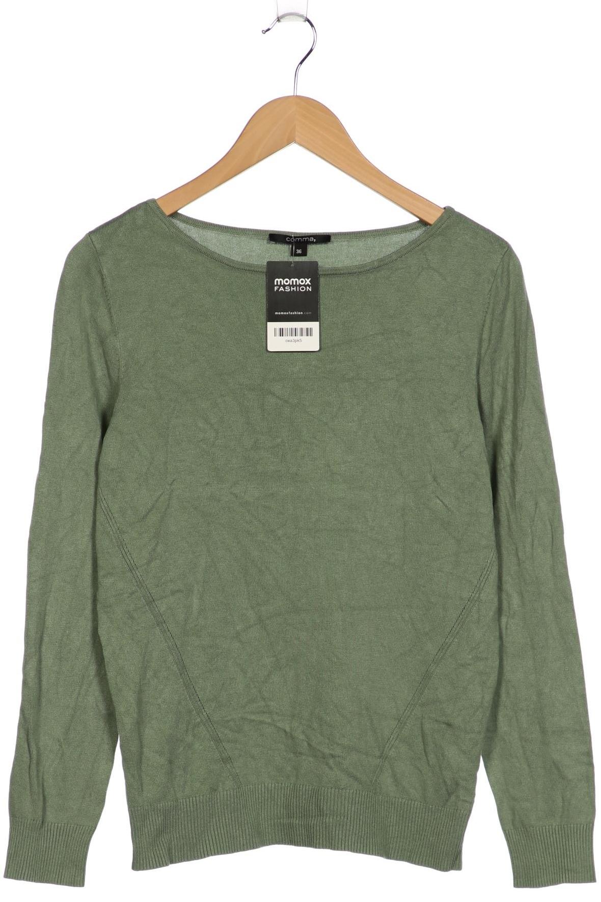 

Comma Damen Pullover, grün, Gr. 36