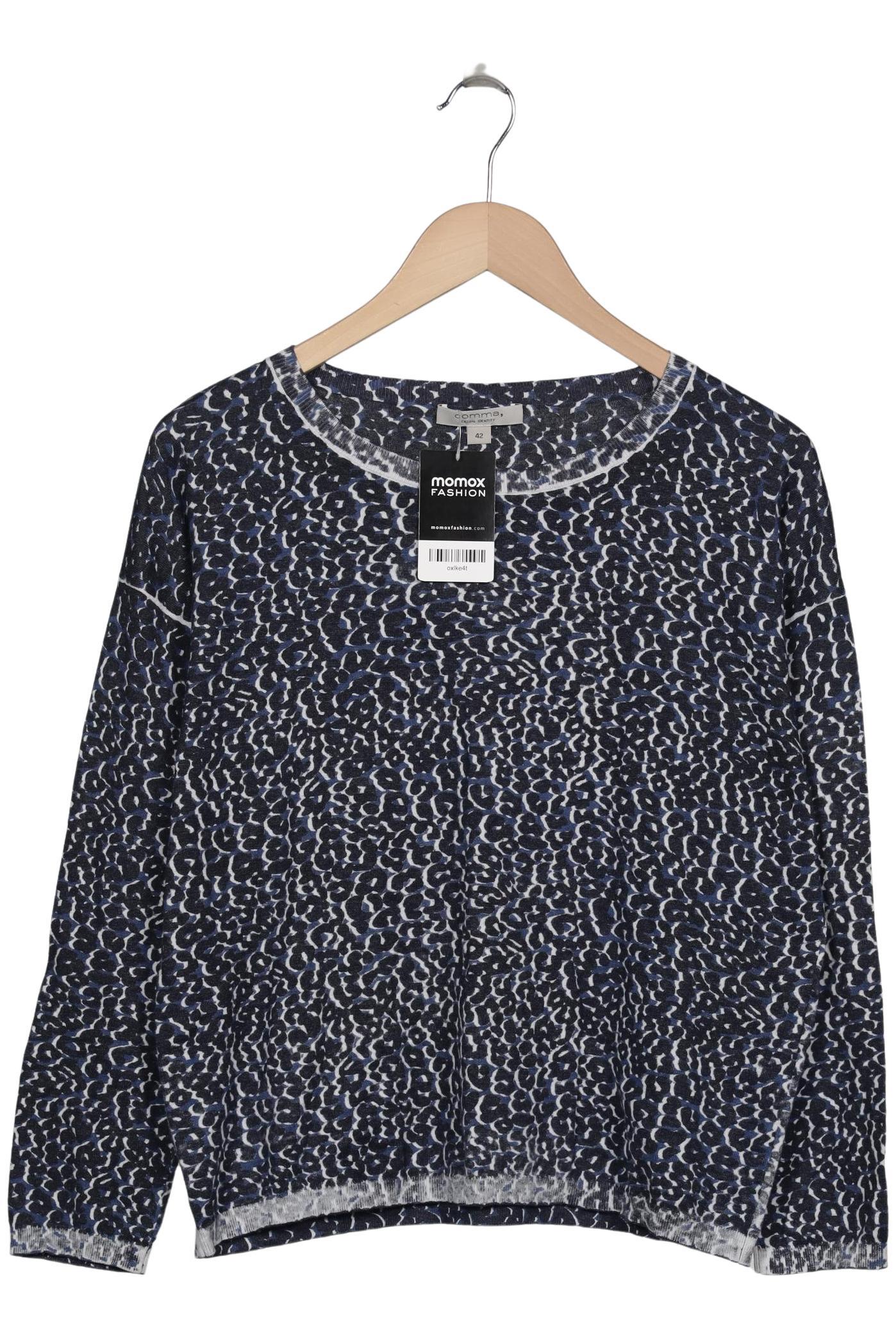 

Comma Damen Pullover, marineblau, Gr. 42