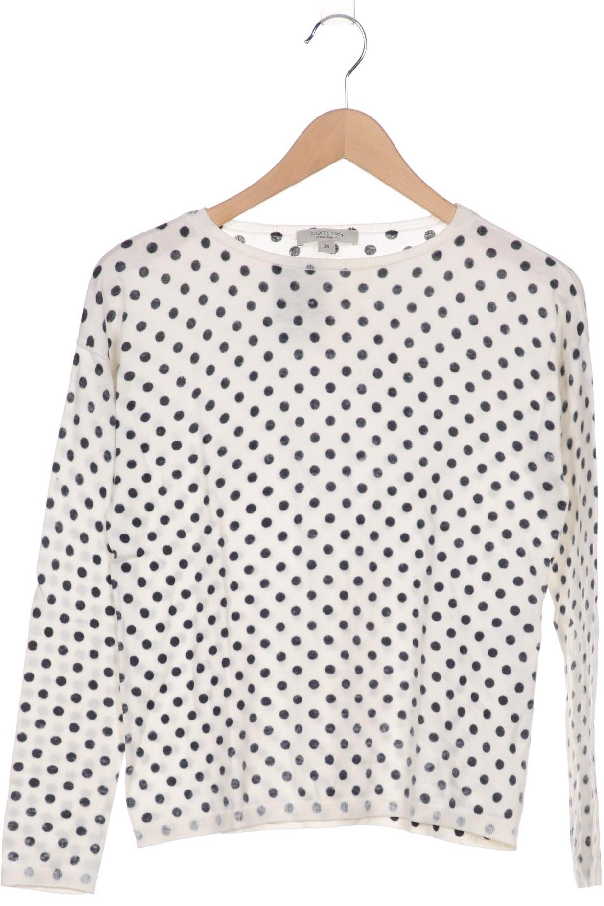 

Comma Damen Pullover, weiß