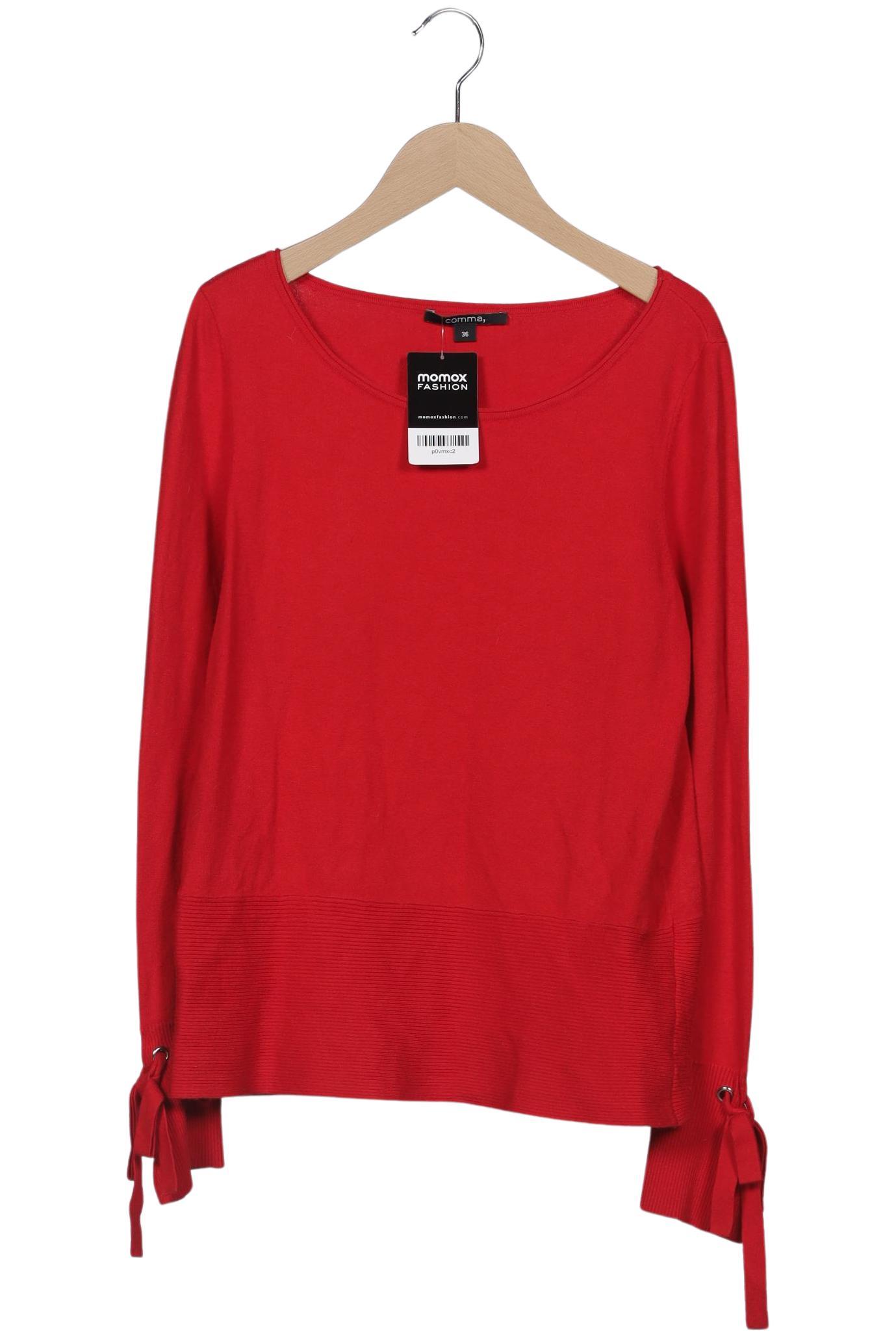 

Comma Damen Pullover, rot, Gr. 36