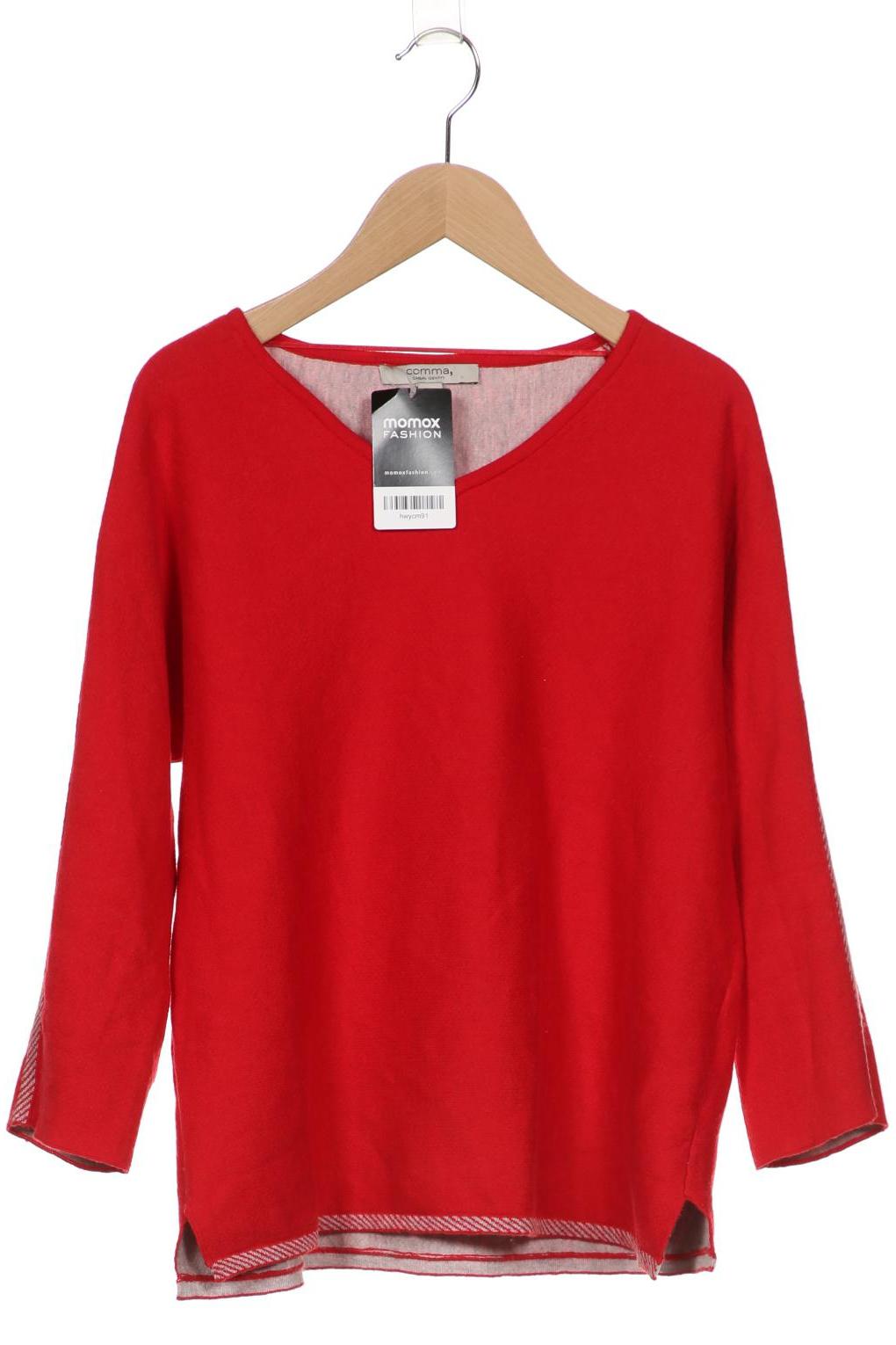 

Comma Damen Pullover, rot, Gr. 36