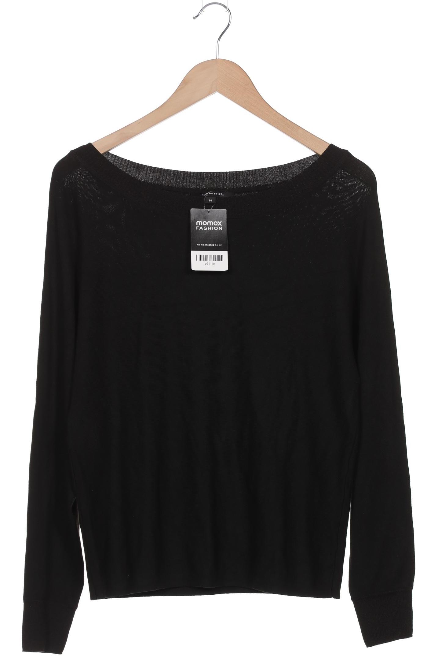 

Comma Damen Pullover, schwarz, Gr. 34
