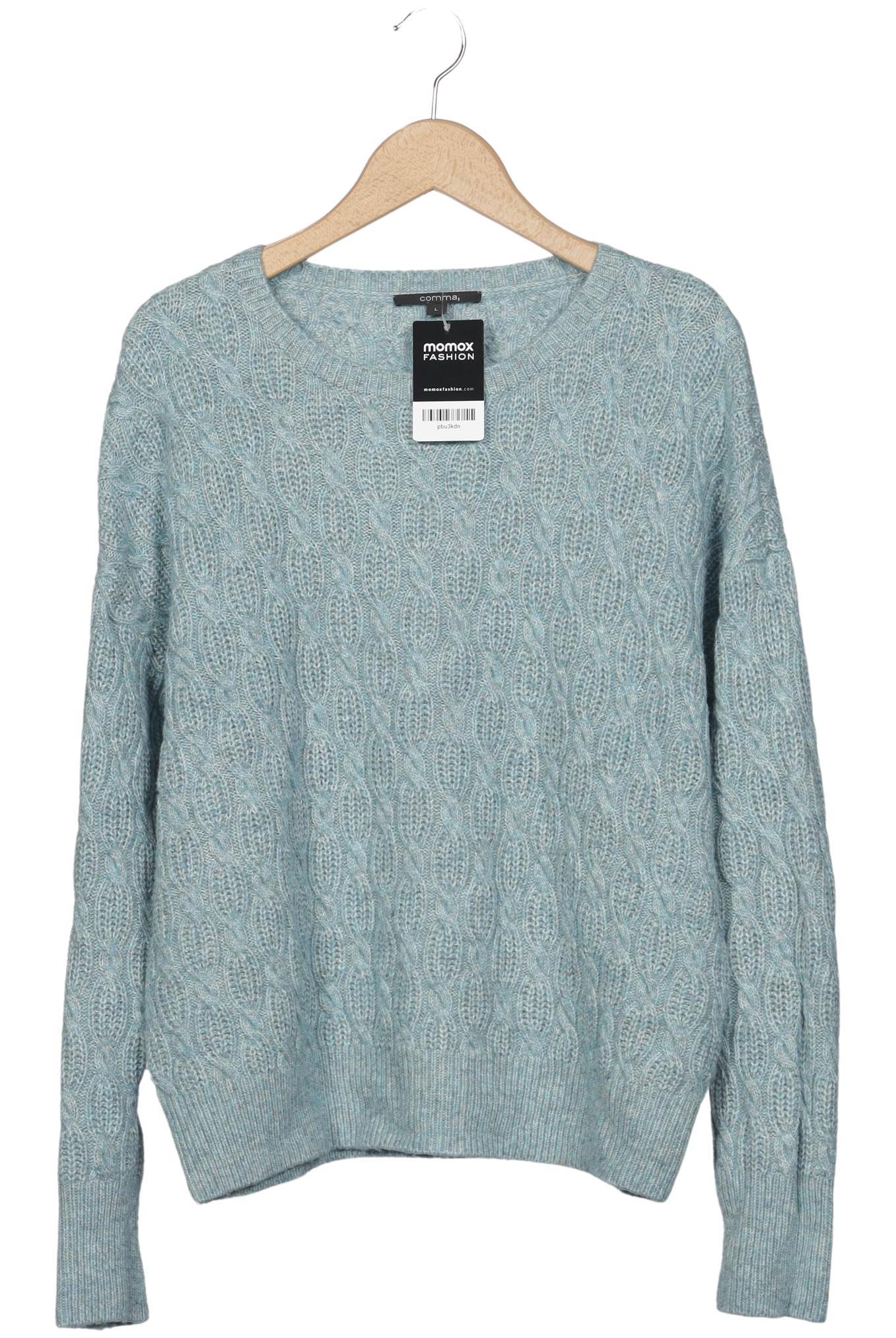 

Comma Damen Pullover, hellblau, Gr. 42