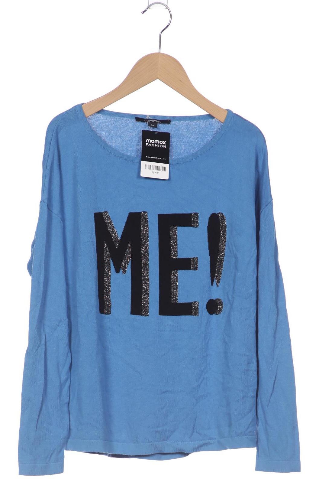 

Comma Damen Pullover, blau, Gr. 38