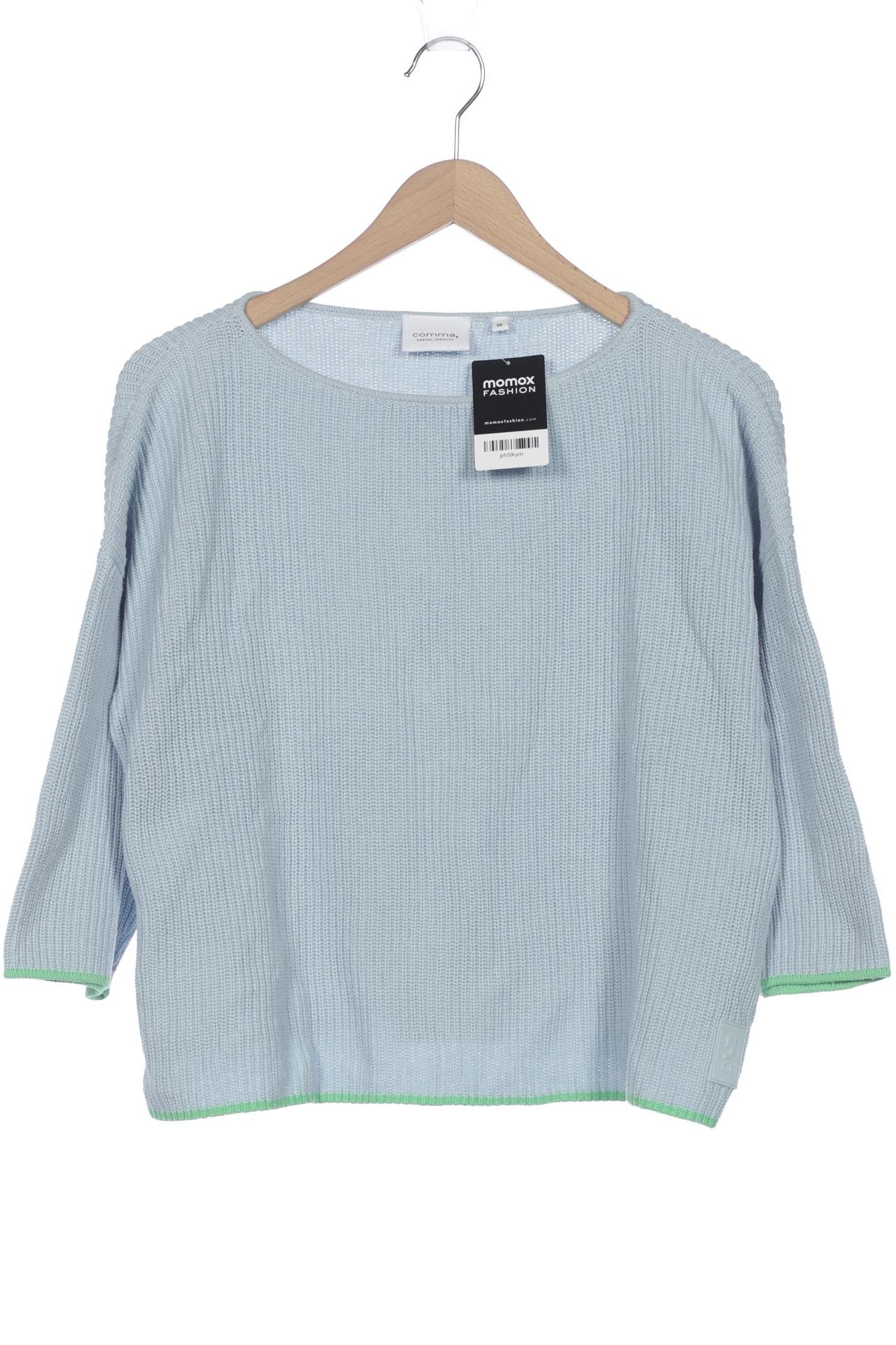 

Comma Damen Pullover, hellblau, Gr. 36