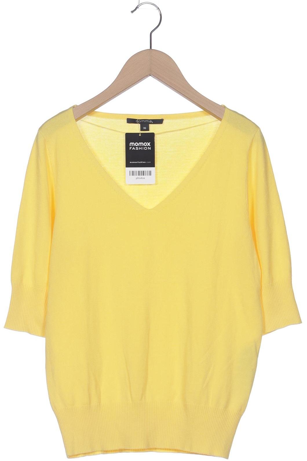 

Comma Damen Pullover, gelb, Gr. 36