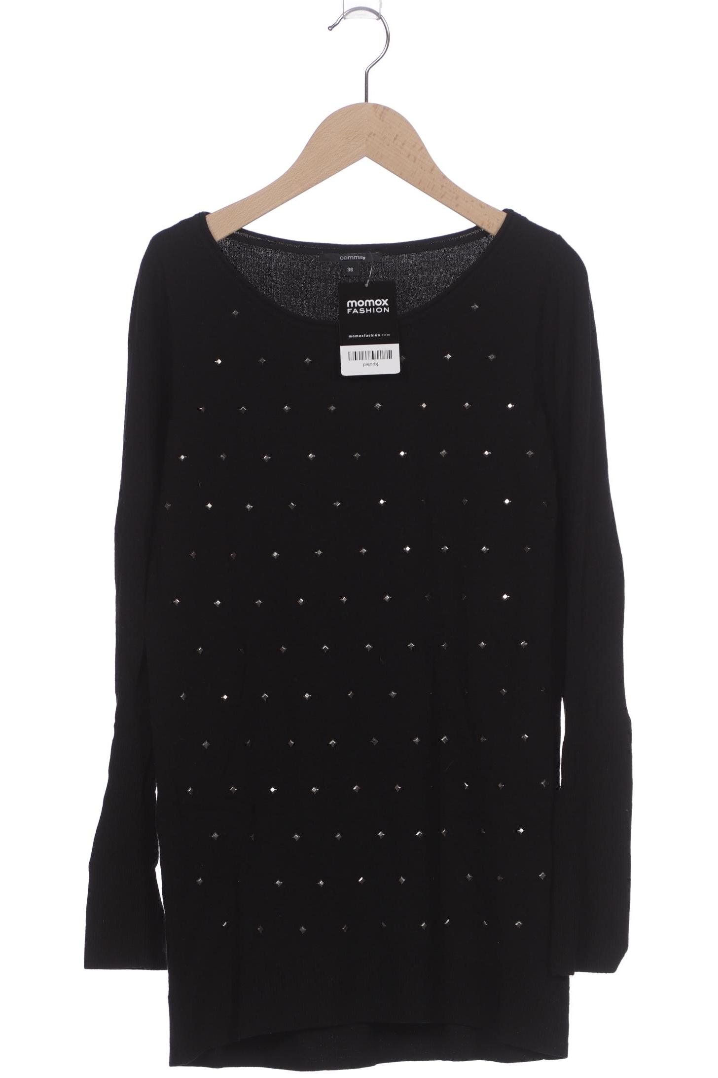

Comma Damen Pullover, schwarz, Gr. 36