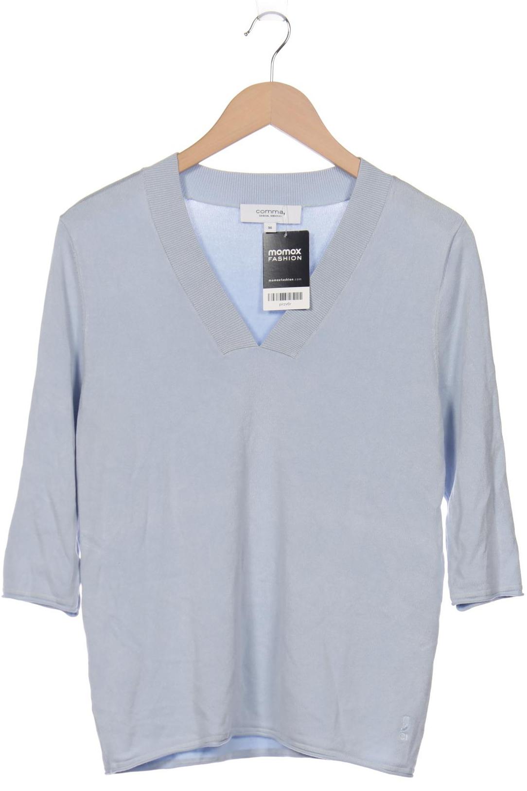 

Comma Damen Pullover, hellblau
