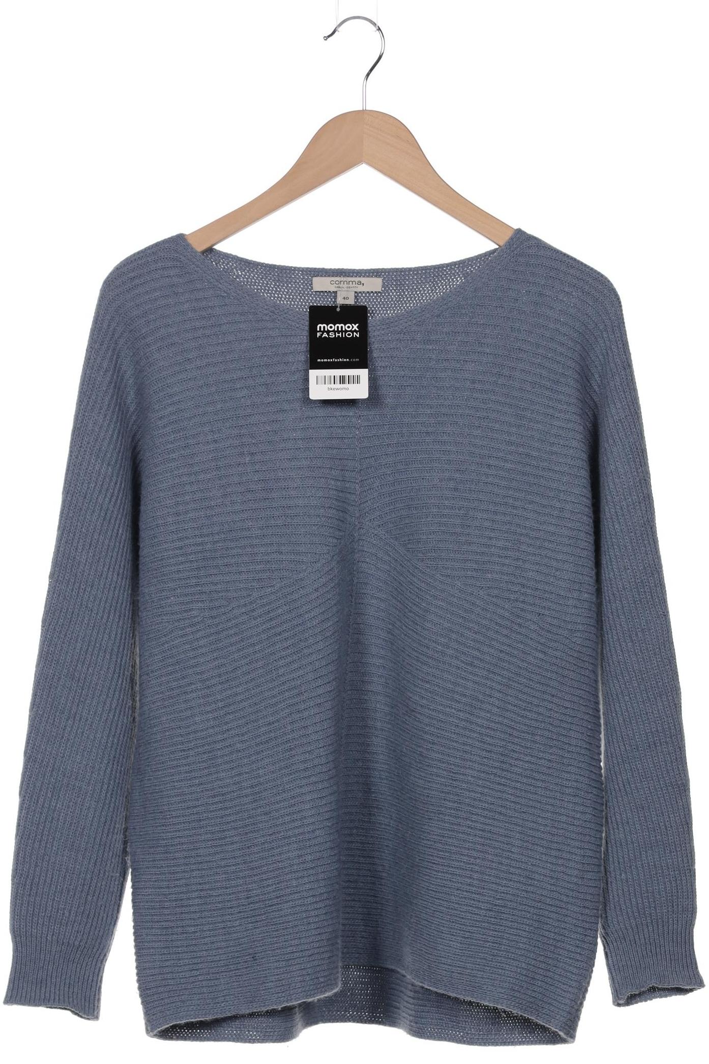 

Comma Damen Pullover, blau, Gr. 40