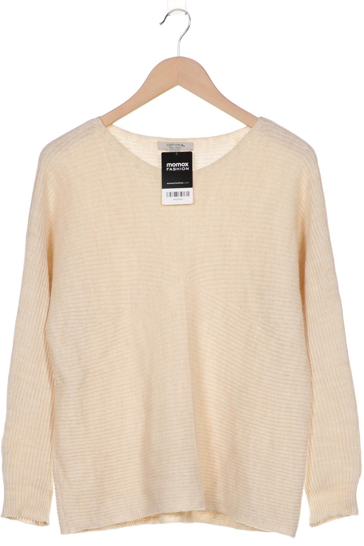 

Comma Damen Pullover, cremeweiß